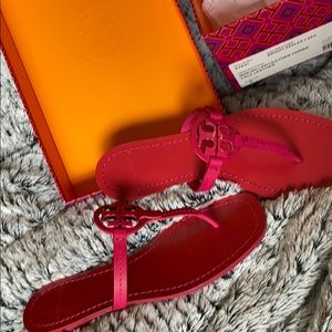 Tory Burch Mini Miller Leather Thong NIB